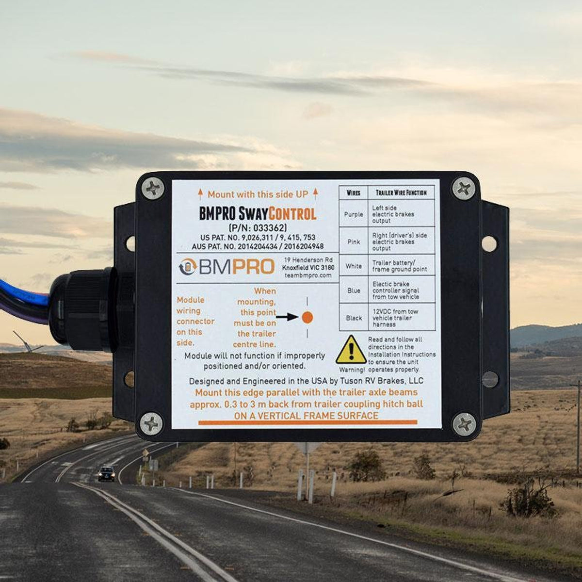 BMPro Sway Control System - Caravan Anti-Sway - Fitted